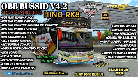 Obb Bussid Terbaru V Sound Engine Ets Hino Rk Grafik Hd