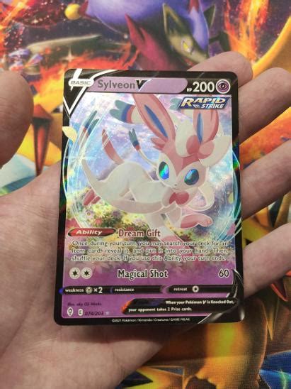 Pokemon Karty Tcg Original Sylveon V Evolving Skies Aukro