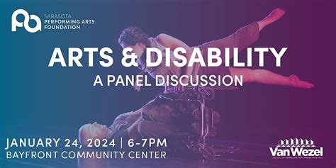 Arts And Disability Panel Discussion Bayfront Community Center Sarasota