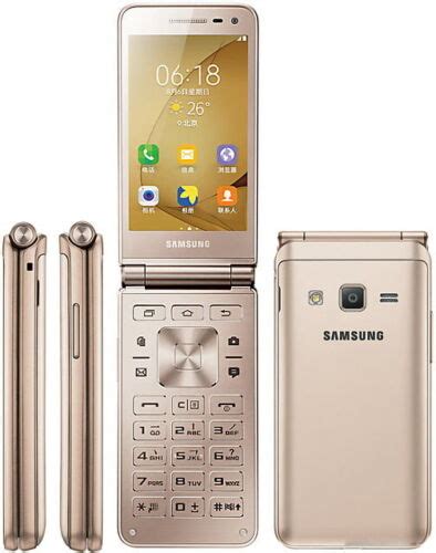 Samsung Galaxy Folder Sm G Dual Sim Android Mobile Flip Phone G