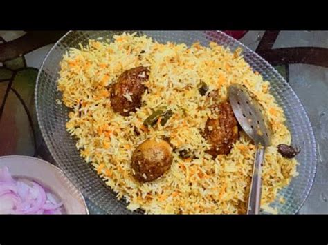 Restaurant Style Egg Biryani Easy Egg Biryani Anda Biryani Recipe