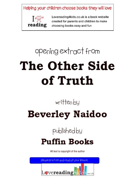 The Other Side of Truth Extract | PDF