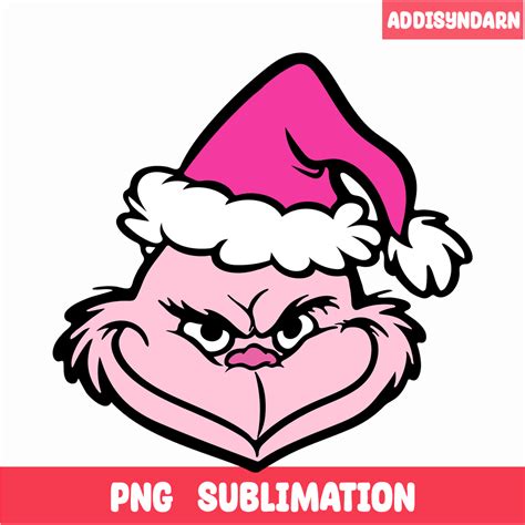 Pink Grinch Svg Png Dxf Eps  Grinch In Pink Svg Pink Ch Inspire