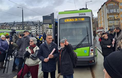 Nowa linia tramwajowa w Olsztynie Darmowe kursy przez cały weekend