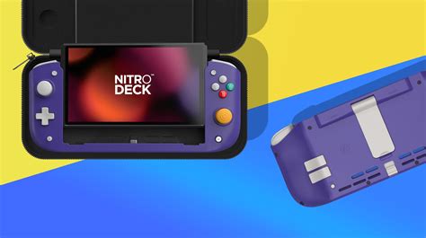 Nitro Deck Switch Handheld Retro Purple Limited Edition Techtrifle