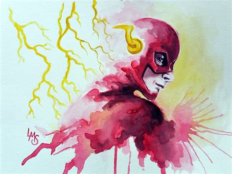 The Flash Watercolor at GetDrawings | Free download