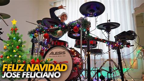 FELIZ NAVIDAD José Feliciano Drum Cover Batería YouTube