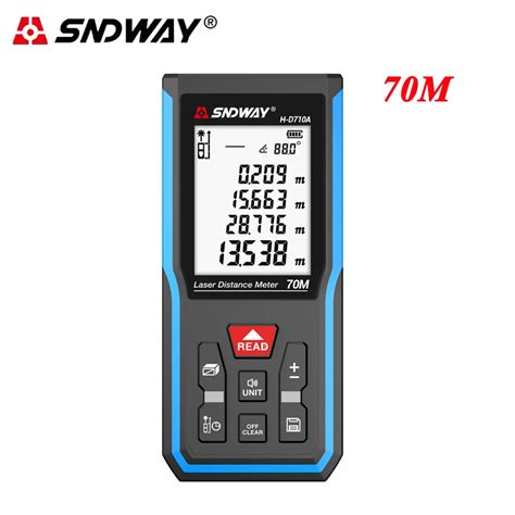 SNDWAY 70M Laser Distance Meter Digital Range Finder Rangefinder Laser