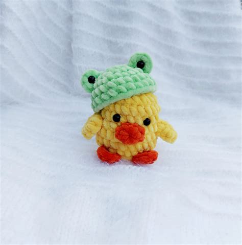 Duck plush toy Frog plush duckling Duck in a hat Yellow duck | Inspire