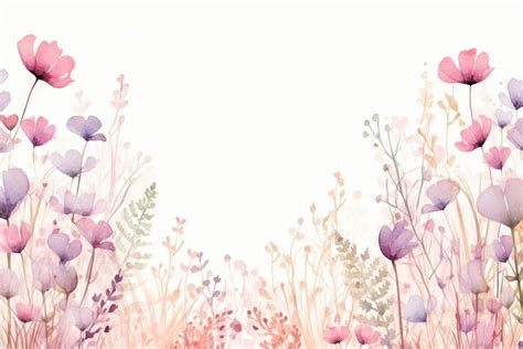 Spring flower border backgrounds outdoors | Premium Photo Illustration ...