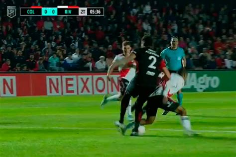 Video El Penal Que Patricio Loustau No Le Cobró A River Ante Colón