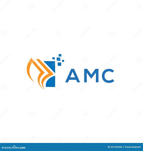 Amc Credit Repair Accounting Logo Design On White Background Amc