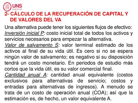 ANÁLISIS DEL VALOR ACTUAL NETO Y COSTO CAPITALIZADO ppt descargar