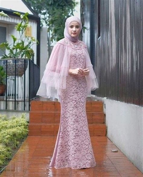 Inspirasi Model Baju Gamis Pesta Modern Terbaru Wikipie Co