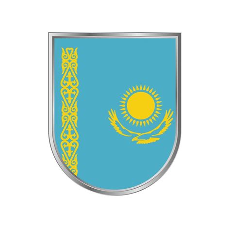 Kazakhstan flag Vector 4943458 Vector Art at Vecteezy