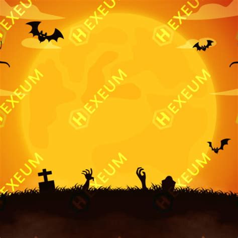 Cursed Halloween Stream Background Hexeum