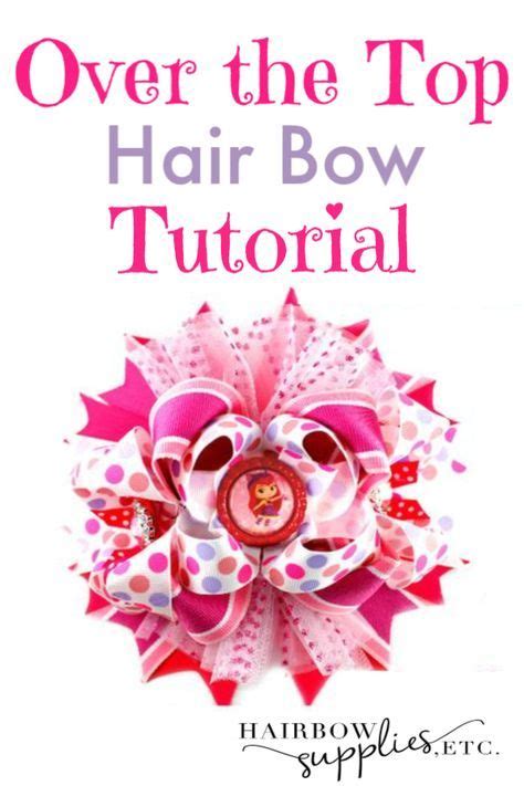 Learn How To Make This Over The Top Hair Bow With Our Diy Hair Bow