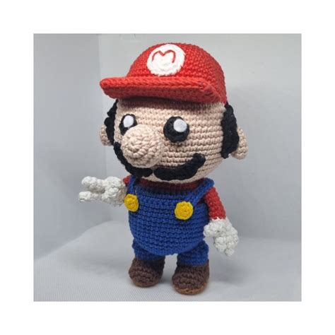 Mario De Amigurumi Crochê Elo7 Produtos Especiais