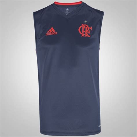 Camiseta Regata Do Flamengo De Treino Adidas Masculina Centauro