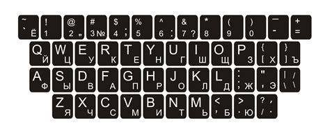 Naklejki Na Klawiatur Qwerty Cyrylica X Mm Sklep Opinie Cena