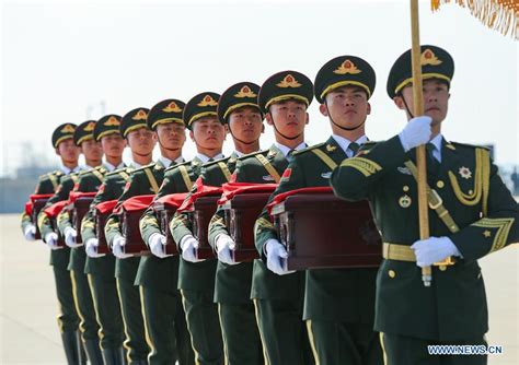 More Remains Of Chinese Soldiers In Korean War Returned China Military