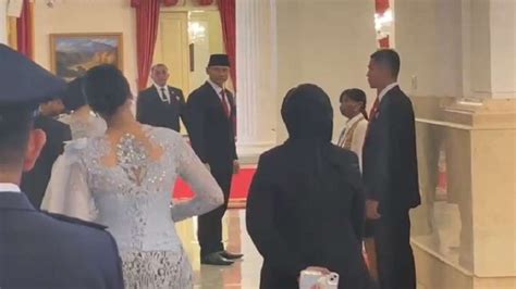 Foto Penampakan Ahy Berjas Hitam Dan Peci Jelang Pelantikan Menteri Atr