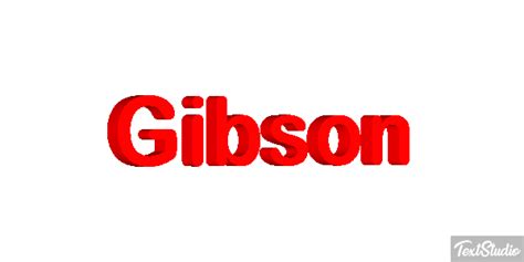 Gibson Brand Animated  Logo Designs