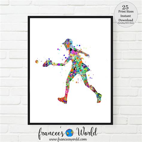 Pickleball Print, Pickleball Art, INSTANT DOWNLOAD, Woman Pickle Ball ...