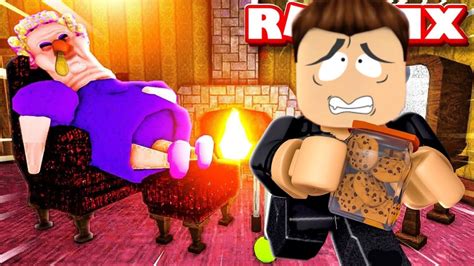 Escape Grumpy Gran Scary Obby Roblox Youtube