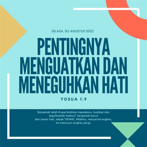 Pentingnya Menguatkan Dan Meneguhkan Hati Read Artikel GPdI