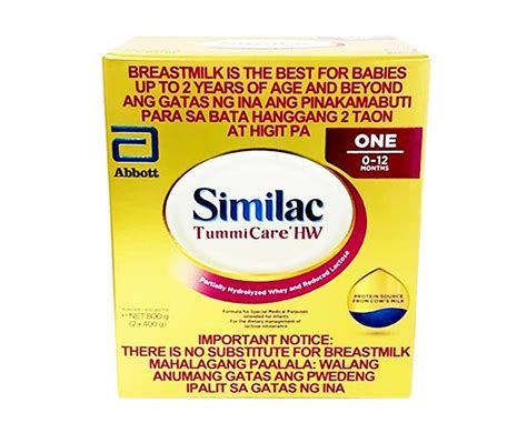 Abbott Similac Tummicare Hw One Months Packs X G G