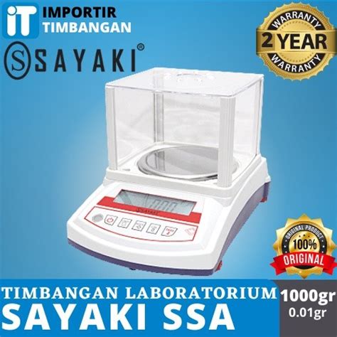 Jual TIMBANGAN DIGITAL LABORATORIUM EMAS ANALITIK 1000G SAYAKI SSA