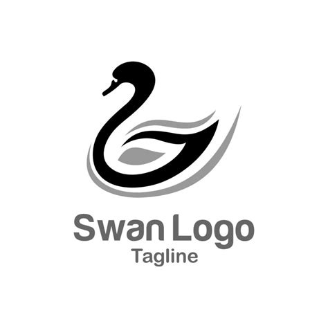 Abstract Swan Logo Vector Template 11410935 Vector Art At Vecteezy