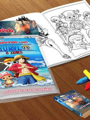 Kit Para Colorir One Piece Compre Produtos Personalizados No Elo7