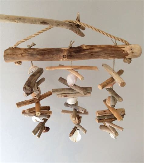 Mobile En Bois Flott Par L Atelier De Corinne Holz Treibholz