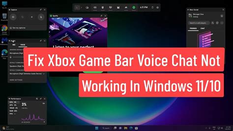 Fix Xbox Game Bar Voice Chat Not Working In Windows Youtube