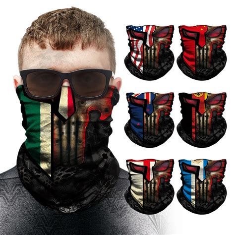 3d Seamless Bandana Headband The Punisher National Flag Neck Buffs