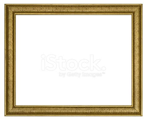 Ornate Gilded Picture Frame 8x10 Aspect Ratio. Isolated W/Clipp Stock ...