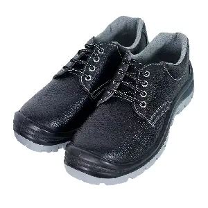 Buy Fortune Times Double Density Steel Toe Black Pu Safety Shoe Size