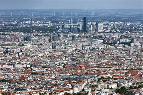 Wien Von Oben Altstadtbereich Und Innenstadtzentrum In Wien In Sterreich