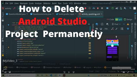 How To Delete Android Studio Project Permanently In Android Studio Very