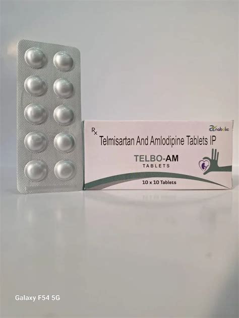 Telbo Am Tablets Telmisartan 40 Mg And Amlodipine 5 Mg At Rs 80 Box In