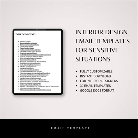 Interior Design Email Templates For Sensitive Situations — Keysi Hodge