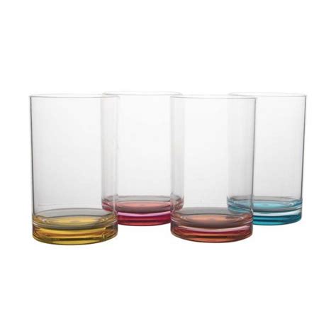 Gimex Color Line Verre à Eau Rainbow 320 ml 4 Pièces