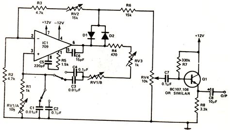 Sine Wave Oscillator Circuit Diagram