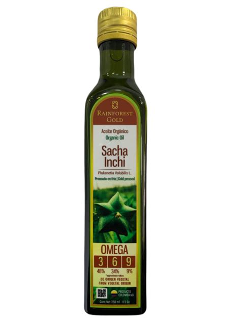 Aceite De Sacha Inchi Org Nico Rainforest Nutrition