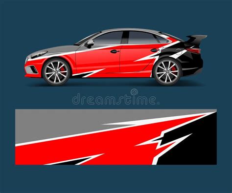 Car Decal Graphic Vector Wrap Vinyl Sticker Graphic Abstract Wave