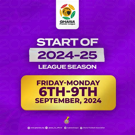 Dates For Ghana Premier League Season Confirmed Ghana