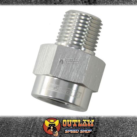 Aeroflow Bsp Male To Npt Female Adapter Silver Af