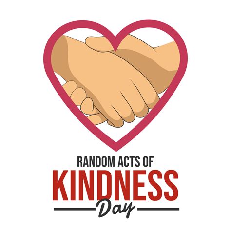 Vector Illustration Of Poster For Random Acts Of Kindness Day With Hand 17746021 Vector Art At